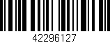Código de barras (EAN, GTIN, SKU, ISBN): '42296127'