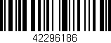 Código de barras (EAN, GTIN, SKU, ISBN): '42296186'