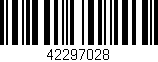 Código de barras (EAN, GTIN, SKU, ISBN): '42297028'