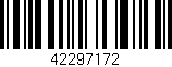 Código de barras (EAN, GTIN, SKU, ISBN): '42297172'