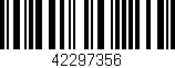 Código de barras (EAN, GTIN, SKU, ISBN): '42297356'
