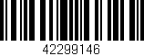Código de barras (EAN, GTIN, SKU, ISBN): '42299146'