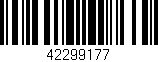 Código de barras (EAN, GTIN, SKU, ISBN): '42299177'