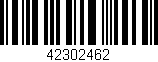 Código de barras (EAN, GTIN, SKU, ISBN): '42302462'