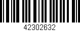 Código de barras (EAN, GTIN, SKU, ISBN): '42302632'