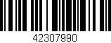 Código de barras (EAN, GTIN, SKU, ISBN): '42307990'