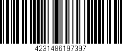 Código de barras (EAN, GTIN, SKU, ISBN): '4231486197397'