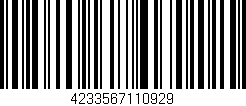 Código de barras (EAN, GTIN, SKU, ISBN): '4233567110929'