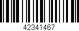 Código de barras (EAN, GTIN, SKU, ISBN): '42341467'