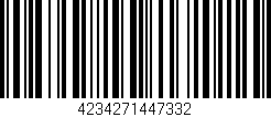 Código de barras (EAN, GTIN, SKU, ISBN): '4234271447332'