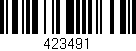 Código de barras (EAN, GTIN, SKU, ISBN): '423491'