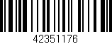Código de barras (EAN, GTIN, SKU, ISBN): '42351176'