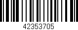 Código de barras (EAN, GTIN, SKU, ISBN): '42353705'