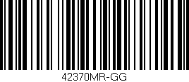 Código de barras (EAN, GTIN, SKU, ISBN): '42370MR-GG'