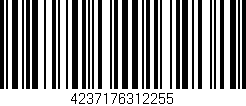 Código de barras (EAN, GTIN, SKU, ISBN): '4237176312255'