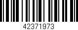 Código de barras (EAN, GTIN, SKU, ISBN): '42371973'