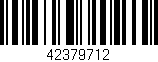 Código de barras (EAN, GTIN, SKU, ISBN): '42379712'