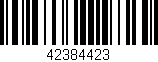 Código de barras (EAN, GTIN, SKU, ISBN): '42384423'