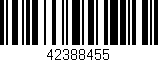 Código de barras (EAN, GTIN, SKU, ISBN): '42388455'