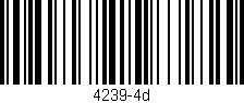 Código de barras (EAN, GTIN, SKU, ISBN): '4239-4d'