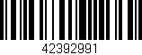 Código de barras (EAN, GTIN, SKU, ISBN): '42392991'
