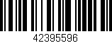 Código de barras (EAN, GTIN, SKU, ISBN): '42395596'