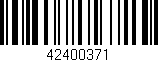 Código de barras (EAN, GTIN, SKU, ISBN): '42400371'