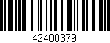 Código de barras (EAN, GTIN, SKU, ISBN): '42400379'