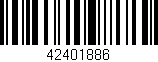Código de barras (EAN, GTIN, SKU, ISBN): '42401886'