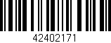 Código de barras (EAN, GTIN, SKU, ISBN): '42402171'