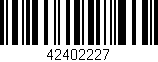 Código de barras (EAN, GTIN, SKU, ISBN): '42402227'