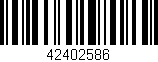 Código de barras (EAN, GTIN, SKU, ISBN): '42402586'