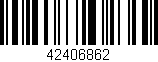 Código de barras (EAN, GTIN, SKU, ISBN): '42406862'