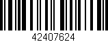 Código de barras (EAN, GTIN, SKU, ISBN): '42407624'