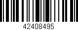 Código de barras (EAN, GTIN, SKU, ISBN): '42408495'