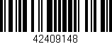 Código de barras (EAN, GTIN, SKU, ISBN): '42409148'