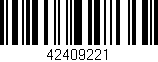 Código de barras (EAN, GTIN, SKU, ISBN): '42409221'