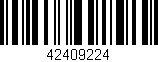 Código de barras (EAN, GTIN, SKU, ISBN): '42409224'