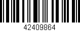 Código de barras (EAN, GTIN, SKU, ISBN): '42409864'