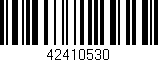 Código de barras (EAN, GTIN, SKU, ISBN): '42410530'