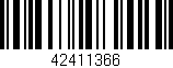Código de barras (EAN, GTIN, SKU, ISBN): '42411366'