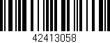 Código de barras (EAN, GTIN, SKU, ISBN): '42413058'