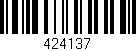Código de barras (EAN, GTIN, SKU, ISBN): '424137'