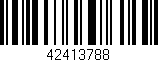 Código de barras (EAN, GTIN, SKU, ISBN): '42413788'