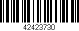Código de barras (EAN, GTIN, SKU, ISBN): '42423730'