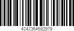 Código de barras (EAN, GTIN, SKU, ISBN): '4242384592979'