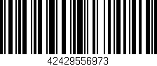 Código de barras (EAN, GTIN, SKU, ISBN): '42429556973'