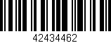Código de barras (EAN, GTIN, SKU, ISBN): '42434462'