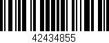 Código de barras (EAN, GTIN, SKU, ISBN): '42434855'