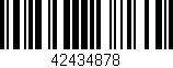 Código de barras (EAN, GTIN, SKU, ISBN): '42434878'
